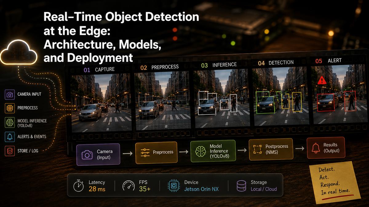 Real Time Object Detection at the Edge