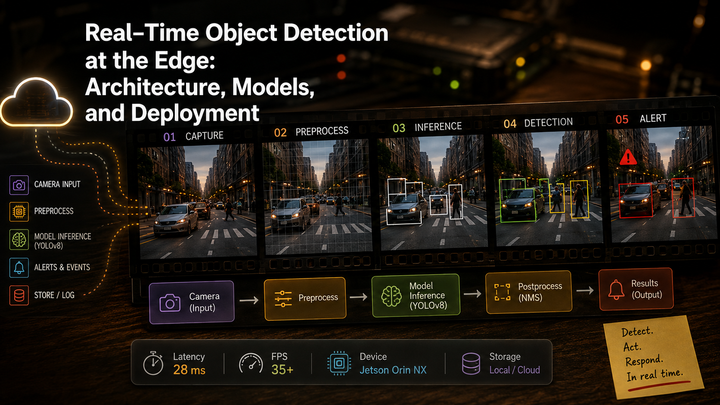 Real Time Object Detection at the Edge
